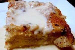 Best Bread Pudding with Vanilla Sauce