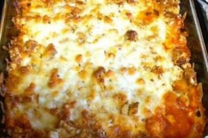 Chicken Parmesan Casserole HOLY MOLY!!