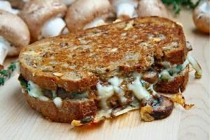Mushroom Grilled Cheese Sandwich